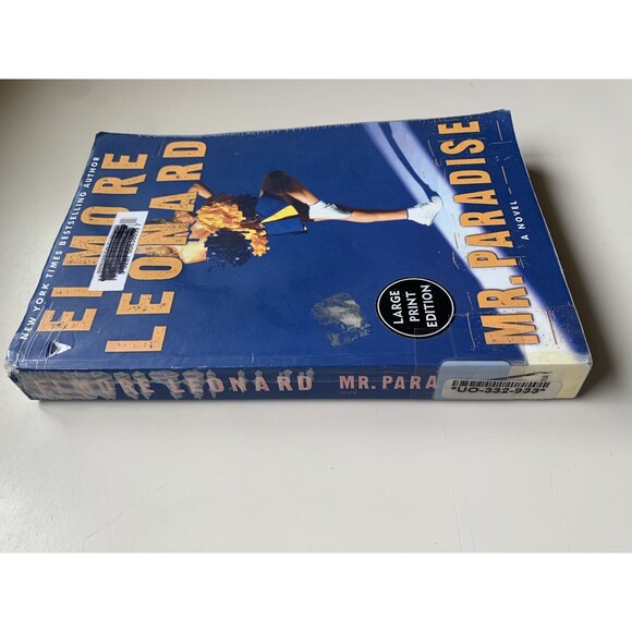 Mr. Paradise First Print 04 Ed Elmore Leonard Large Print Edition Ex Library EUC - Picture 3 of 8